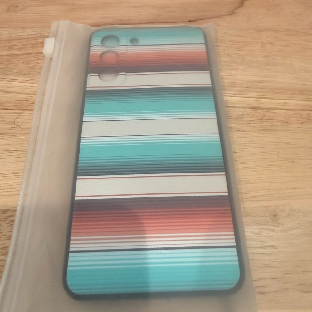 Striped Multicolor Western Design Phone Case for Galaxy S21